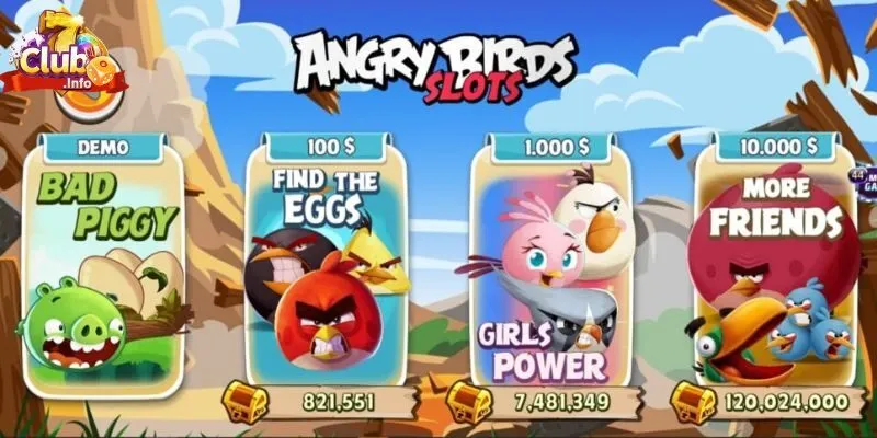 Hướng Dẫn Chơi Game Angry Birds Slots Để Nhận Quà Cực Đã