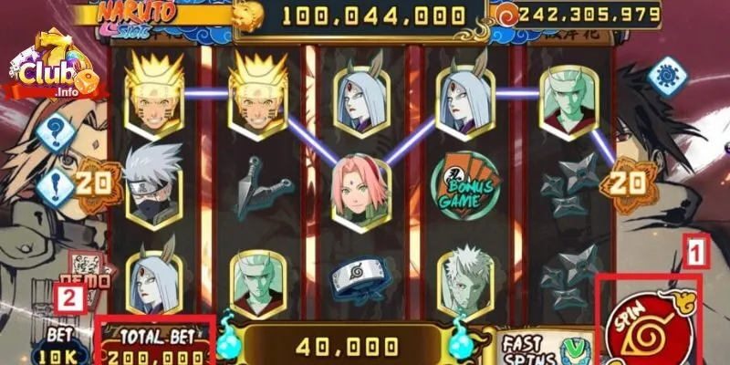Hướng Dẫn Chơi Game Naruto Slots Mở Ra Cơ Hội Làm Giàu