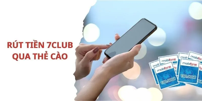 Sử dụng thẻ cào để rút tiền